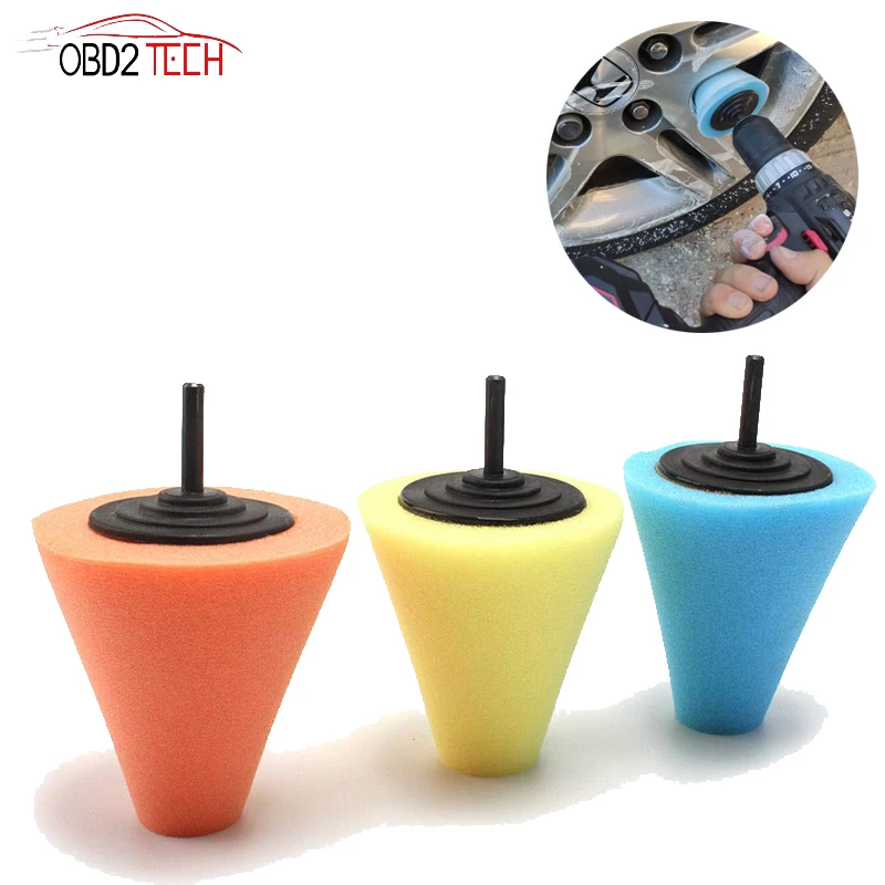 Auto Wheel Polishing Sponge Used Maintenance For Electric Drill 4 inch