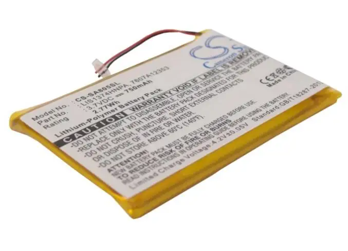 Cameron sino 750 мАч батарея для SONY NW-A805 NW-A805B NW-A805P NW-A805W NW-A806B NW-A806P NW-A806V NW-A806W NW-A808B NW-A815