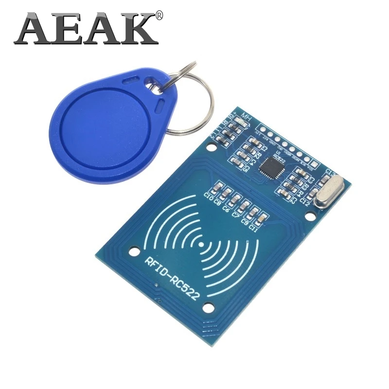 AEAK RFID модуль RC522 наборы S50 13 56 МГц 6 см с бирками SPI запись и чтение для arduno uno 2560|rfid