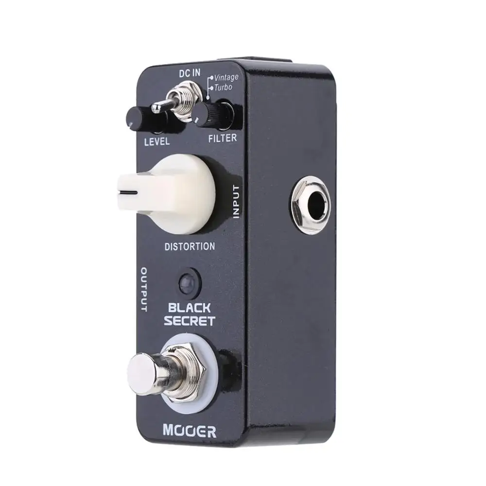 Mooer Black Secret микро мини Искажение педаль эффектов для электрогитары True Bypass