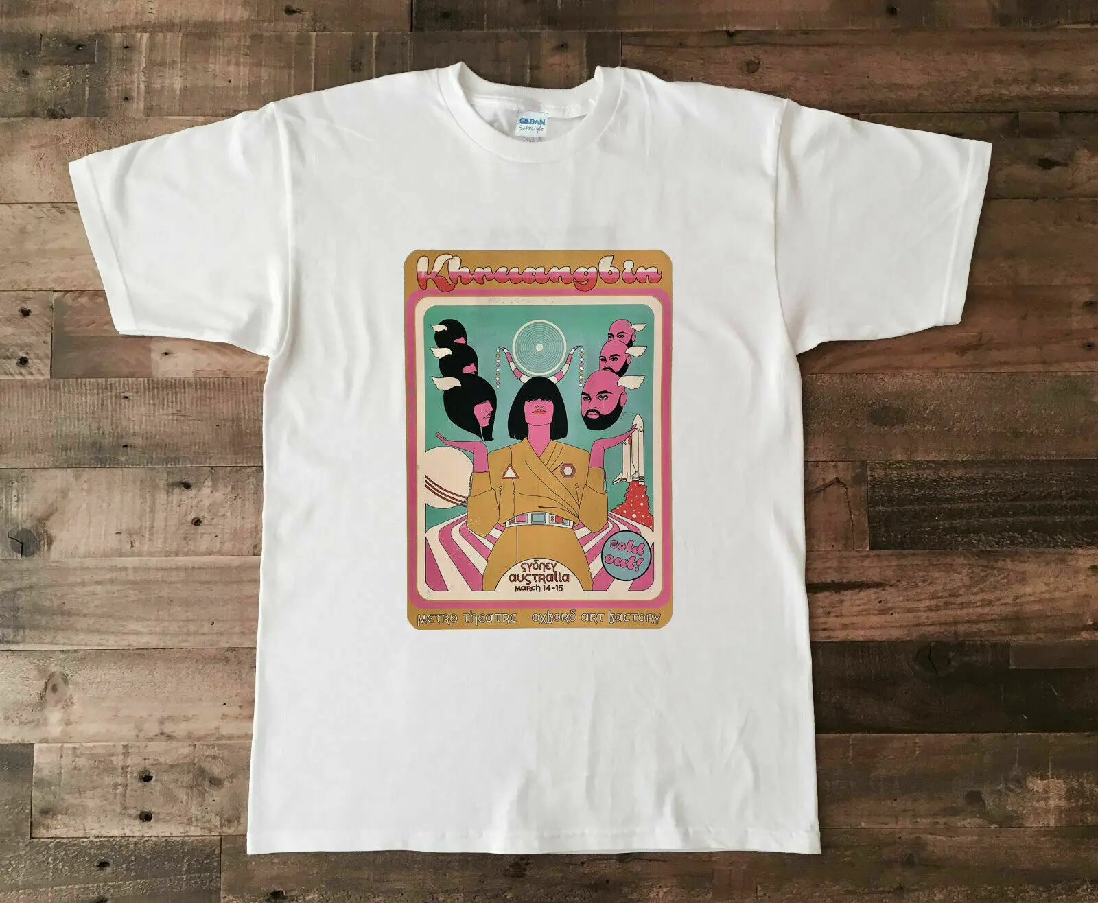 Khruangbin тур футболка сиднейская Австралия 2019Harajuku уличная рубашка с принтом