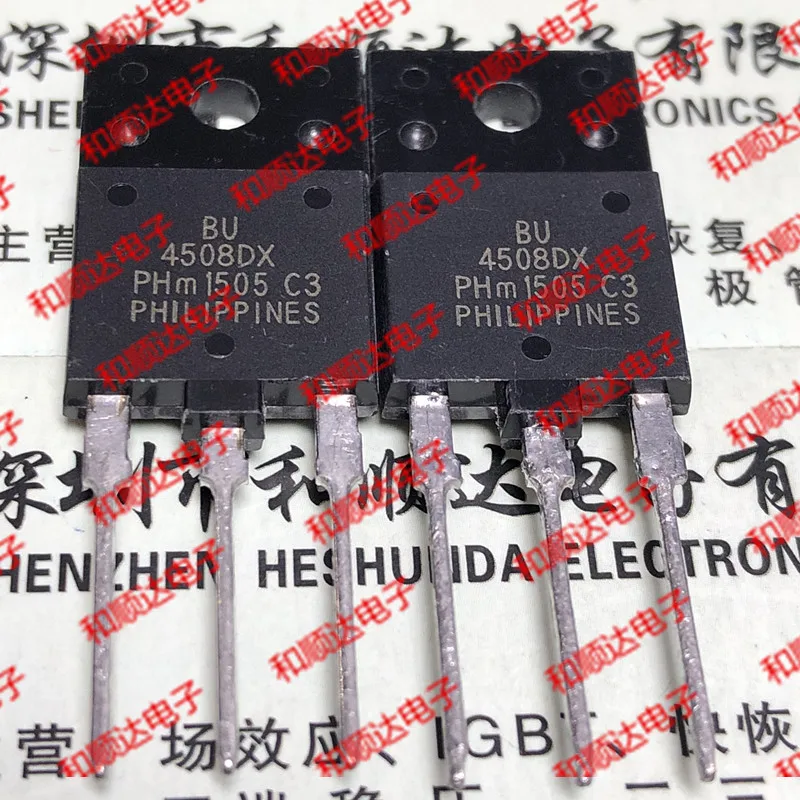 

10PCS BU4508DX TO-3PF 1500V 8A