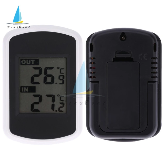 Thermomètre et hygromètre numérique grand écran LCD, avec rétro-éclairage,  pour l'intérieur, capteur d'humidité et de température ambiante, jauge,  Station météo - AliExpress