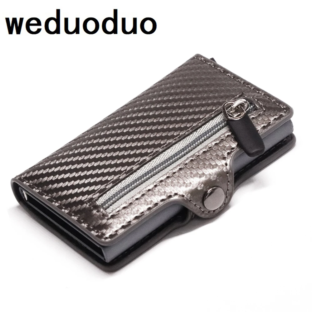 Smart Wallet Credit Card Holder Men Women Multifunctional Metal RFID Aluminium Box Blocking Travel Card Wallet