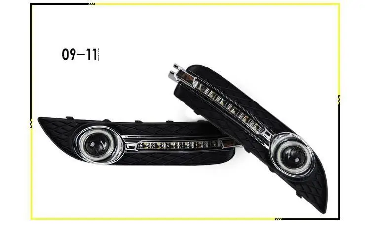 Luces Neblineros Para авто Drl светодиодные ходовые наружные стильные передние противотуманные фары для автомобиля 12 13 для Buick Regal