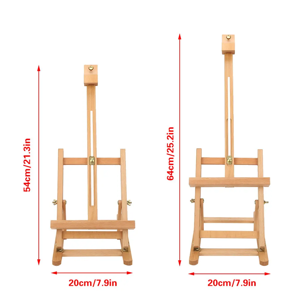 Детская Регулируемая Высота 54 см настольная деревянная студия h-рамка мольберт художественный инструмент для рисования для школьников