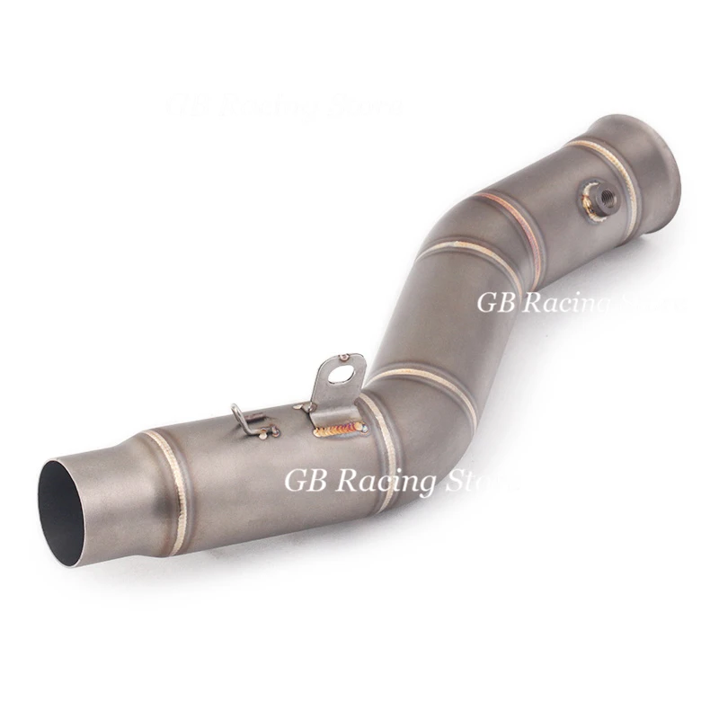 Silp on for Yamaha R1 YZF-R1 MT10 2009 2010 2011 2012 2013 2014 Motorcycle Middle Link Pipe Exhaust Without Muffler Tube Side - Image 5