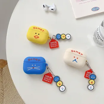 

Cute Soft Silicone Cases For Apple Airpods 1/2/3 Airpods Pro Protective Cover For Apple AirPods Charging Box Bags