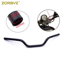ZORBYZ " 25 мм мотоцикл черный железный трекер руль для Harley Sportster XL 883 1200