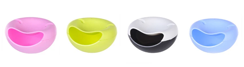 2 In 1 Lazy Snack Bowl With Phone Stand Holder-Pack Of 2