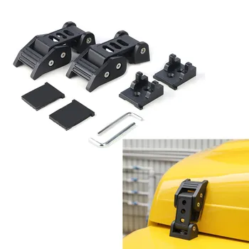 

For Jeep Engine Hood Lock Latches Catch Locking Anti-Theft Key Kits for Wrangler TJ 1997-2006
