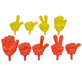 

Hand Pointer Finger Sticks Game Activity Props Gesture Stick for Party Dance Performance Supplies(Red+Random Pattern)