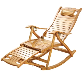 

Recliner Rocking Chair Home Collapsible Nap Elderly Chair Back Summer Cool Chair Easy Chair Rocking Chair