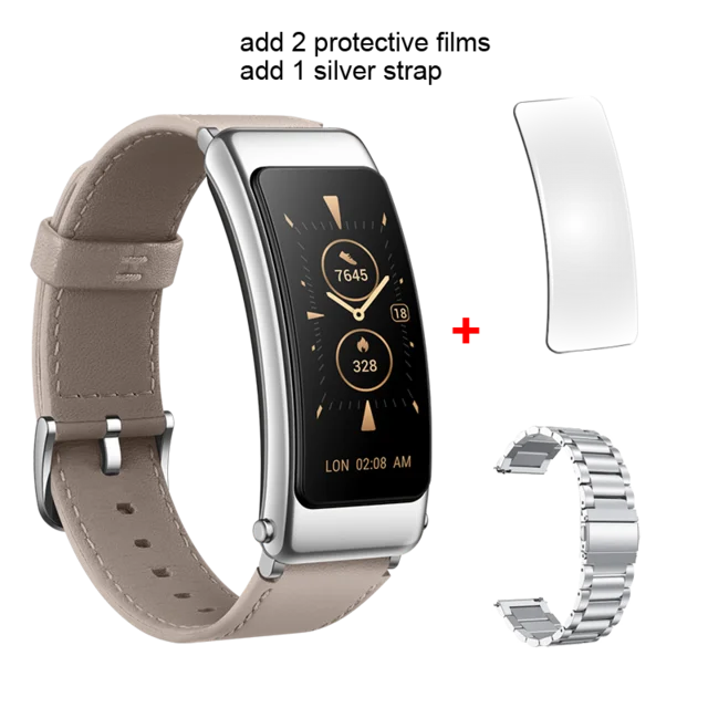 95% New Global Version Huawei TalkBand B6 Width Bluetooth Smart Bracelet Sport Wristbands Touch AMOLED Screen Call Earphone Band 
