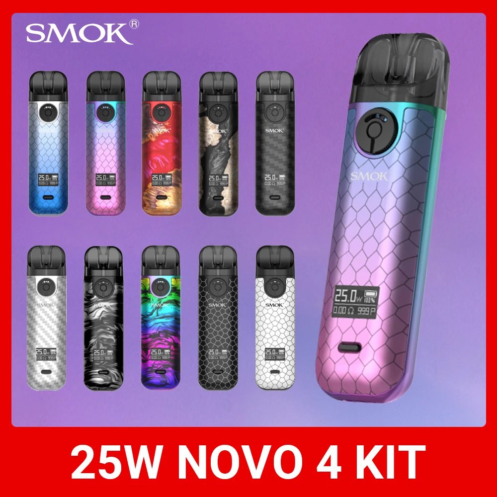 VapeSMOKNOVO4KitElectronicCigaretteBoxMod800mahBattery