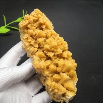 

Beautiful natural yellow calcite cluster coarse mineral specimen crystal quartz flower Reiki Healing fish tank Decoration 266G