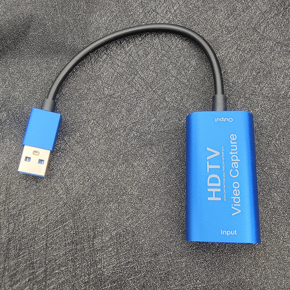USB3.0 Video Capture Card 4K 1080P HDMI-Compatible to USB Video Game Grabber Record for PC Game Camera Recording Live Streaming video capture adapter