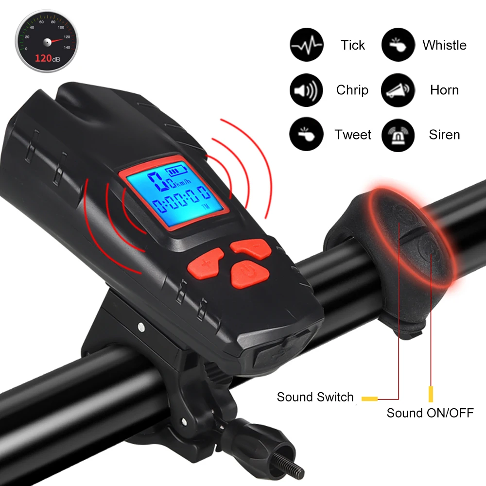 Rechargeable Bike Headlight Front Light 1500mAh 4Modes USB Flashlight LED Bicycle Waterproof Accessories | Спорт и развлечения