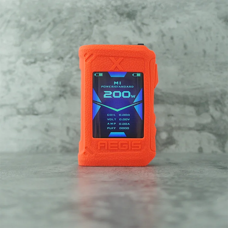 20 шт силиконовый чехол для Geekvape Aegis X POD Mod Vape kit текстура кожи резиновый рукав