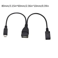 For Fire Tv 3 Or 2nd Gen Fire Stick dropshipping 2 Pack Usb Port Terminal Adapter Otg Cable