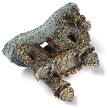 

1 pc Aquarium Decorative Accessories Artificial Non-toxic Vivid House Fish Tank Landscape