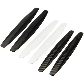 

2pcs Car Sticker Bumper Scratch Protection Car Front/Rear Edge Corner Guard Scratch Protection Decoration Strips