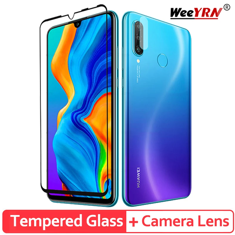 

Premium Tempered Glass for Huawei P30 Lite Screen Protector Camera Lens P30 Pro Lite Full Cover Protective Glass Huawei P30 Film