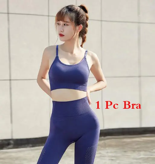 Bra. WX8015-purple Женская Бесшовная майка с длинным рукавом для йоги, тренажерного зала, спорта, фитнеса - Цвет: Bra. WX8015-purple