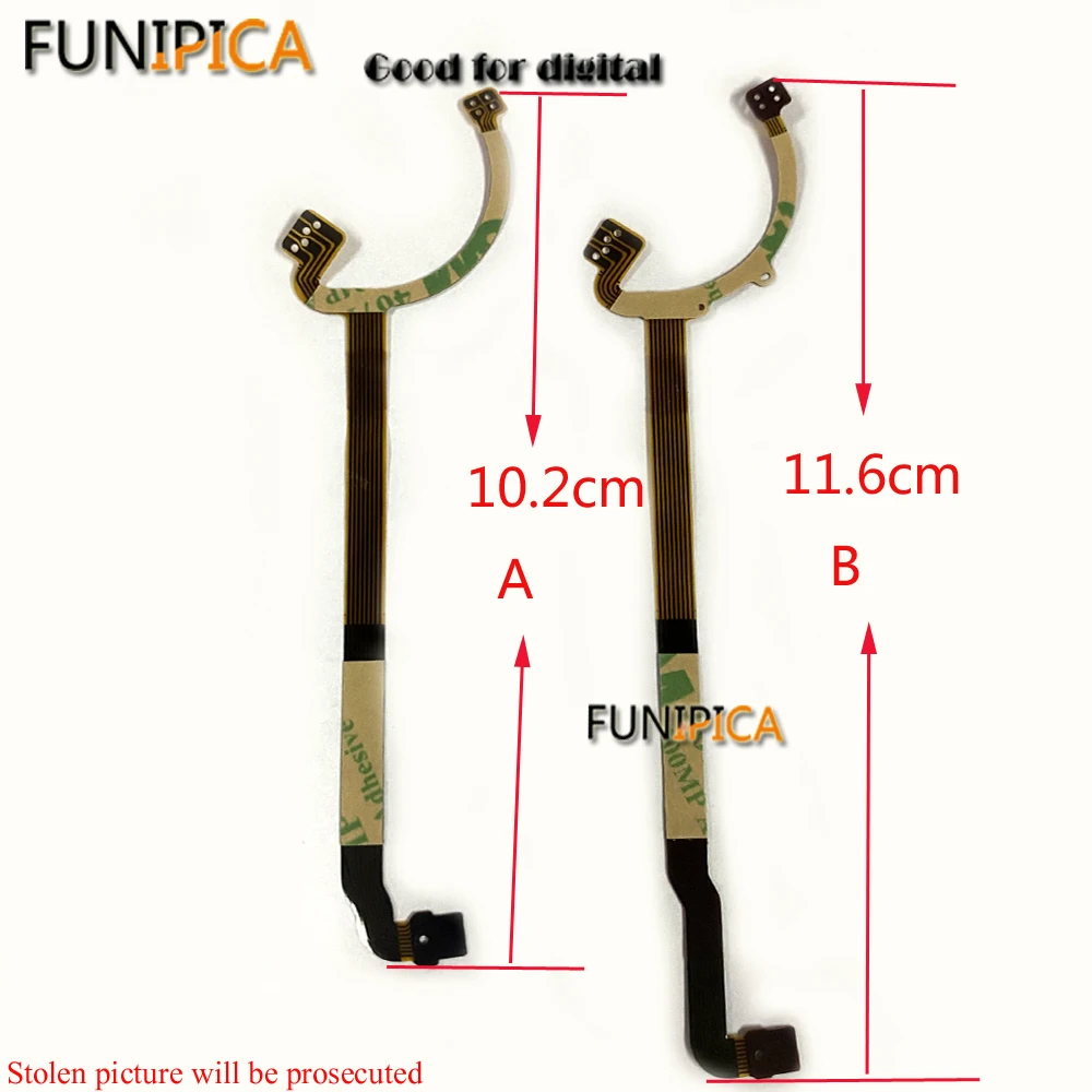 New 24-70 Aperture Flex Cable For Canon EF 24-70mm f4 L IS USM Lens (10.2cm or 11.6cm) Camera Repair Parts camera flex cable lens flexible cable