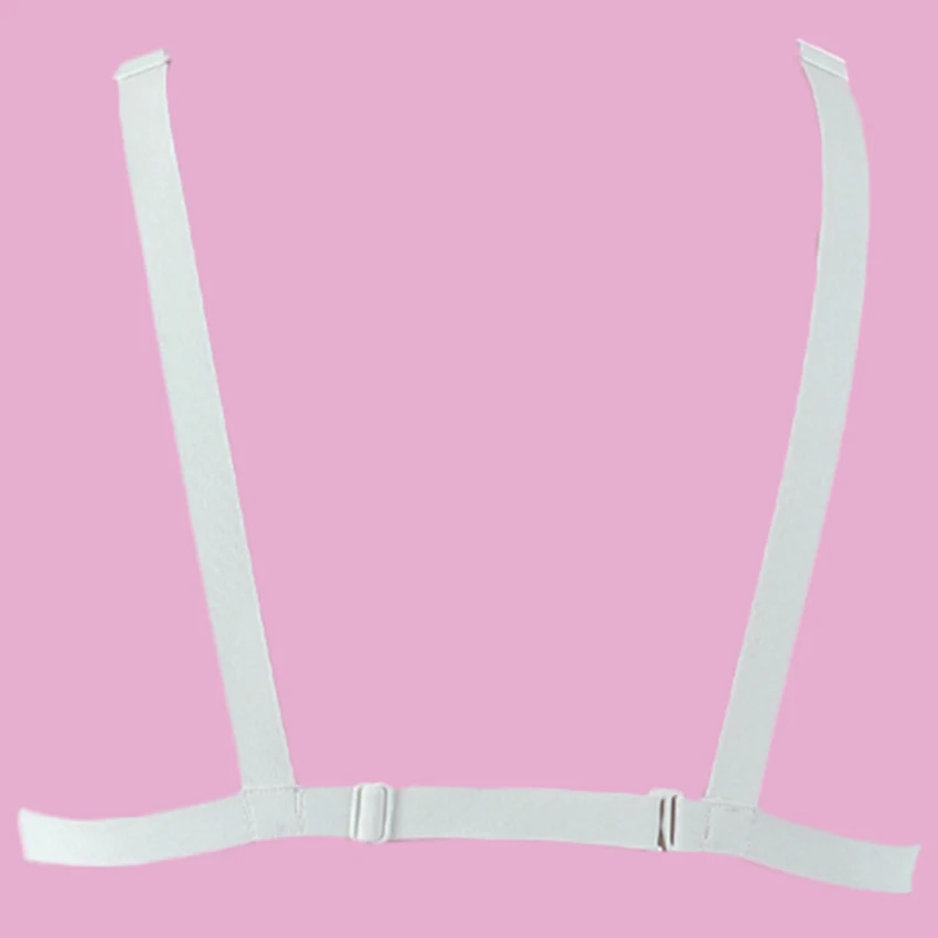 Pentagram Body Harness White Wedding Bondage Lingerie Open Chest Cage Bra Sexy Harness Woman Rave Harness Bra Body Belt