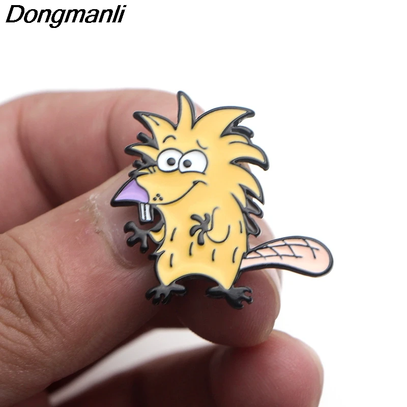 P3580 Dongmanli собаки металлические эмалированные булавки и броши для моды нагрудные