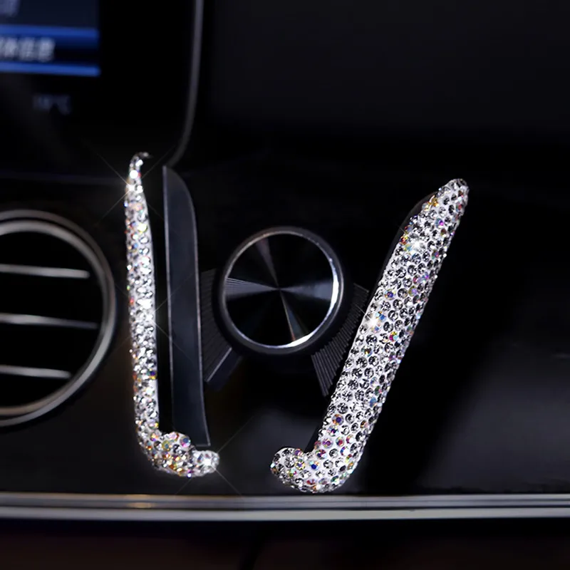 Blingbling модный автомобильный навигационный кронштейн, Алмазный Универсальный держатель для телефона carcell