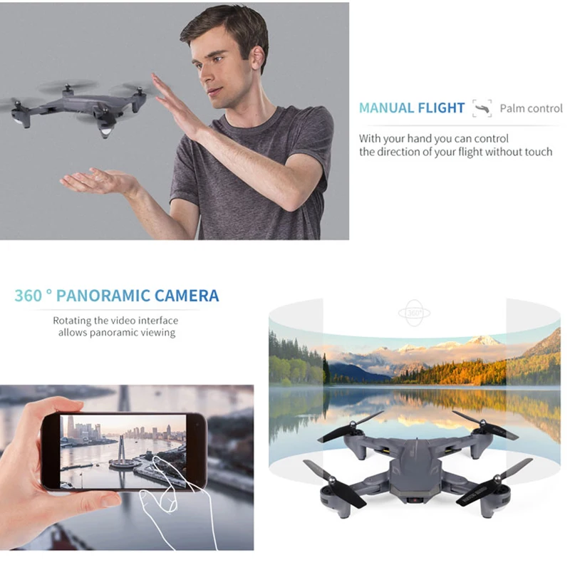 KEELEAD VISUO XS816 Дрон 4K 720P двойная камера wifi FPV дроны жестовая съемка Профессиональный RC Квадрокоптер селфи Дрон VS SG106