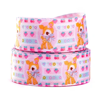 

New 50 Yards cute Cartoon Characters Printed Grosgrain,satin Ribbon