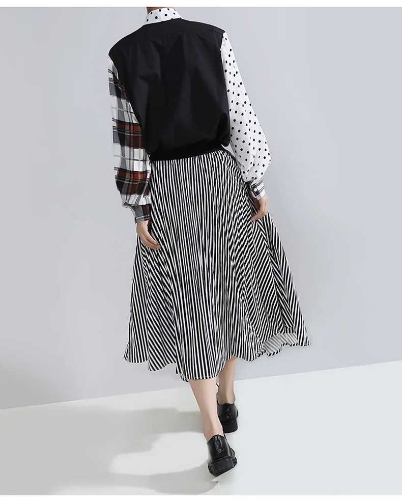 Blusas Mujer De Moda осенние уличные Женские рубашки в клетку женские рубашки-топы и блузки корейские блузы женские рубашки с длинными рукавами