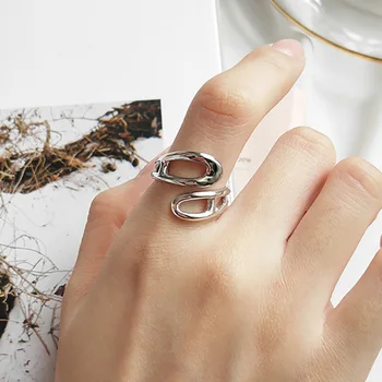 

925 Silver Glossy Simple Rings Jewelry Vintage Bague Charm Knuckle Minimalism Anelli Punk Aneis Boho Anillos Rings for Women