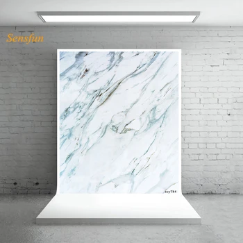 

LEVOO Photography Background Blue Marble Stone Texture Design Photo Studio Nails Studio Photography Backdrop Photophone Vinyl