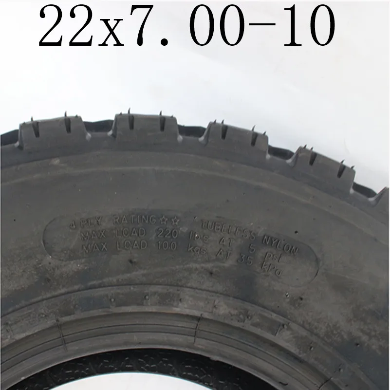 Хорошего качества картинг детская коляска ATV UTV 22x7. 00-10 дюймов бескамерная Резина для шин