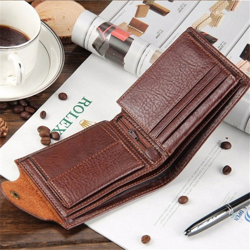 Nueva Cartera Hombre Con 500/100/200, Billete De Euro Con bolsillos, Tarjetero corto, Billetera De Piel sintética plegable, - AliExpress