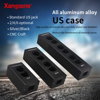 

Xangsane hifi power filter shell aluminum alloy US power socket 2/4/6 optional Power outlet black/silver