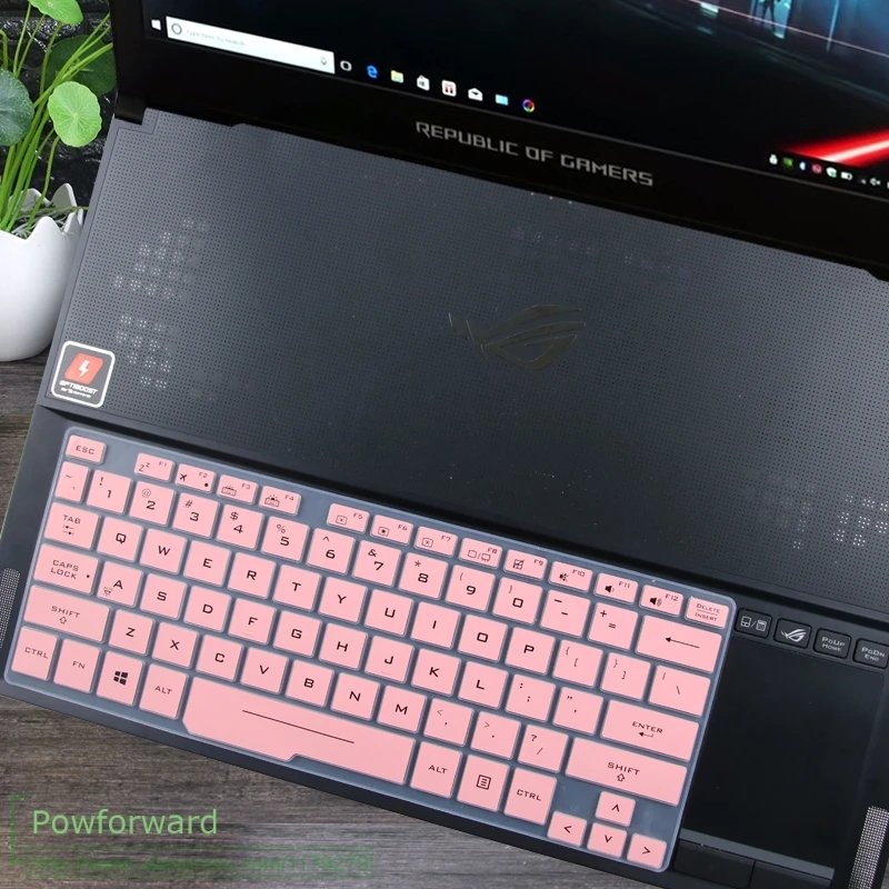 pink Для ASUS ROG ZEPHYRUS S GX701 GX701GS GX701GWR GX701GXR GX701GX GX701G GX701GW 17,3 ''силиконовый защитный чехол для клавиатуры ноутбука - Цвет: pink