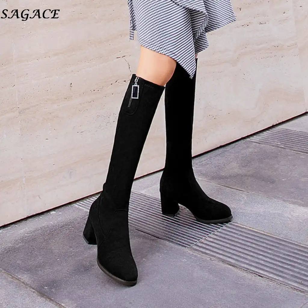 non slip knee high boots