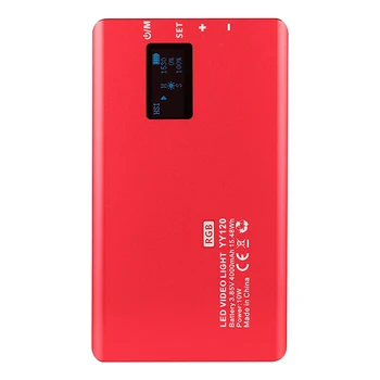 

Photography LED Video Light Adjustable Brightness Camera Studio Fill Lamp 2500K 8500K Dimmable For Vlog Type C Port RGB Color