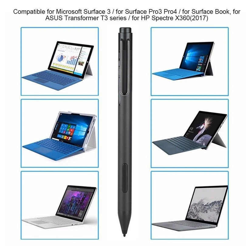 Ручка для тачскрина для microsoft Surface Pro 3 4 5 6 стилус Blueteeth стилус для поверхности книги с магнитной плоскостью A40