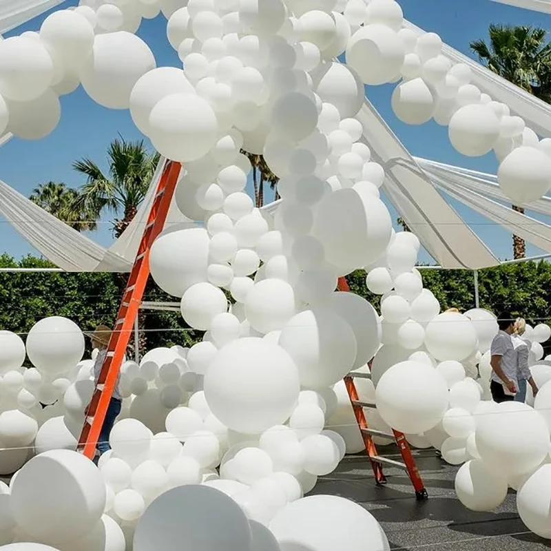 5/10/12/18/36inch bělouš latexové balón děťátko sprcha svatební dekorace koule oblouk backdrop fotografie narozeniny večírek dekorace globos