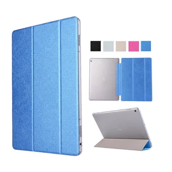 

Flip Leather Tablet Case For Huawei MediaPad M5 Lite 10 Matte PC Smart Cover Shell Coque Media Pad M5 Lite 10.1 inch Fundas Capa