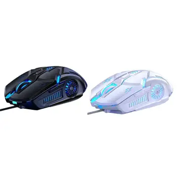 

6D Gaming Mouse 4 Speed DPI Wired Mute Mouse Backlight Laptop Computer For Pubg Mouse Gaming Computer PC Usb T5N6