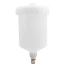 

600mL Paint Spray Gun Pot Air Gravity Plastic Paint Cup Male Thread Connector Spray Gun Cup