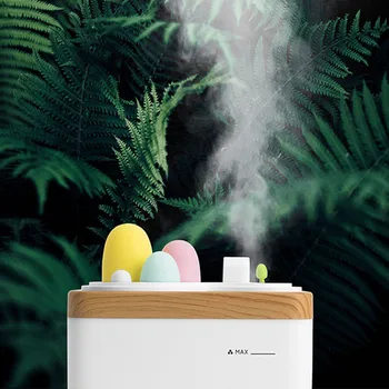 

420ml Green Idyllic Pastoral fragrance lamp humidifier household aromatherapy LED humidifier air diffuser purifier atomizer