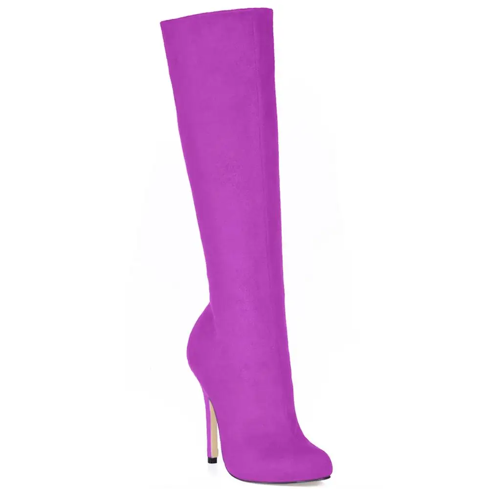 Пикантные вечерние женские сапоги на высоком каблуке шпильке Rodilla Botas Mujer Zapatos de